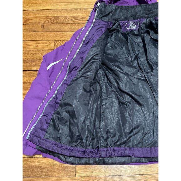 Zeroxposur Womens 3-in-1 Winter Jacket Size Medium Purple Hooded Insulated - Picture 5 of 9